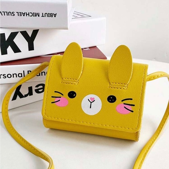 Handbags - Adorable Yellow Bunny Crossbody Purse – Perfect for Toddlers & Little Girls!